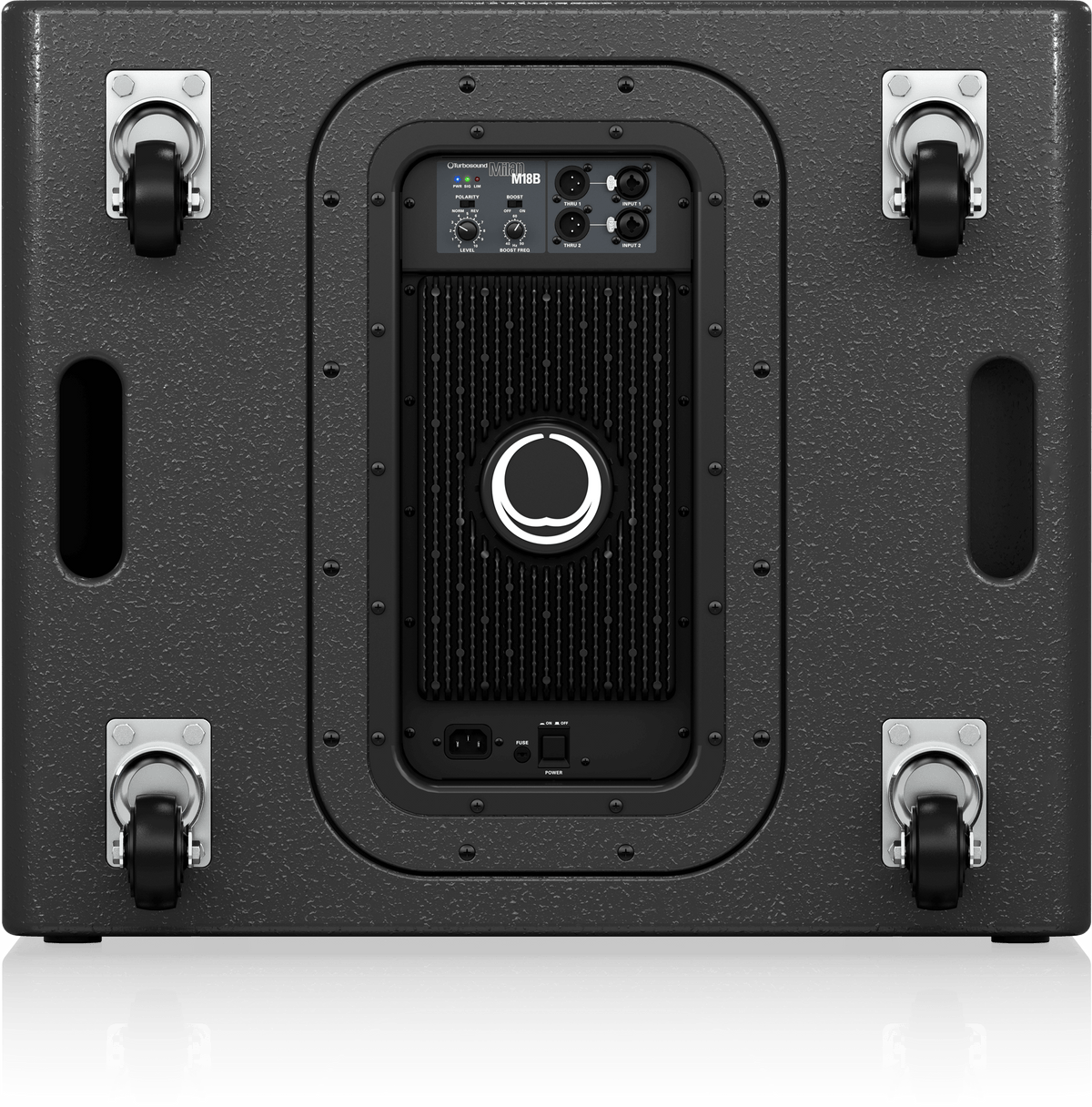 Turbosound M18B 2200 Watt 18" Powered Subwoofer with Klark Teknik Technology