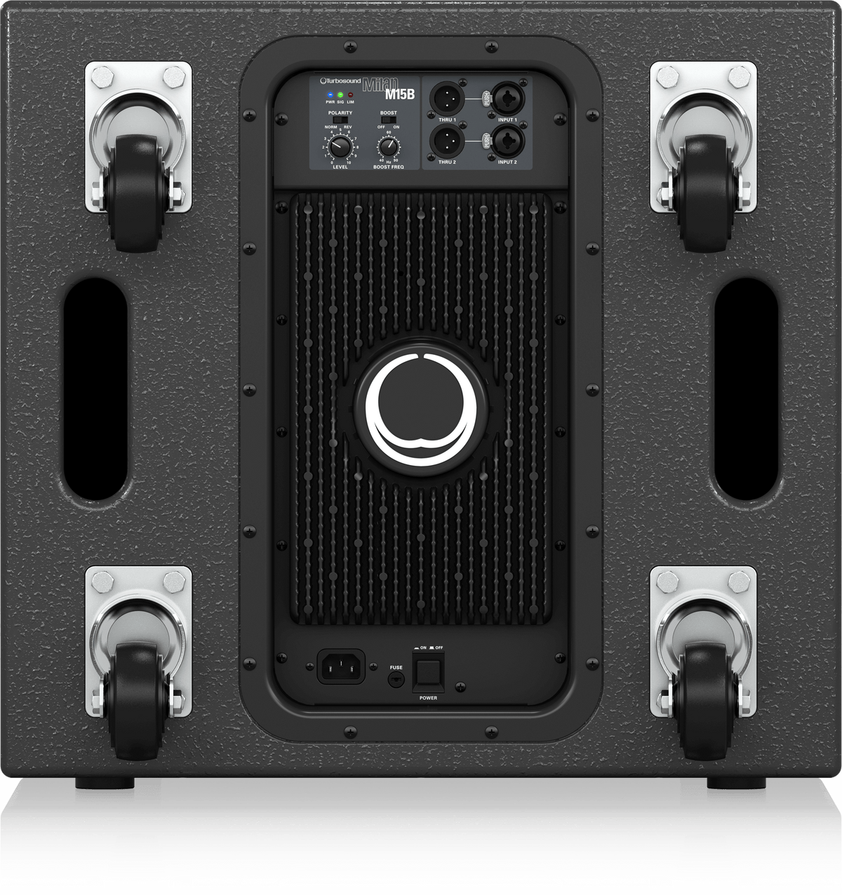 Turbosound M15B 2200 Watt 15" Powered Subwoofer with Klark Teknik Technology