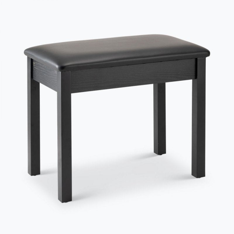 On-Stage KB8802B, Keyboard/Piano Bench, Height 19.5", 240 lbs. Weight Capacity, Wood / Vinyl Construction, Black
