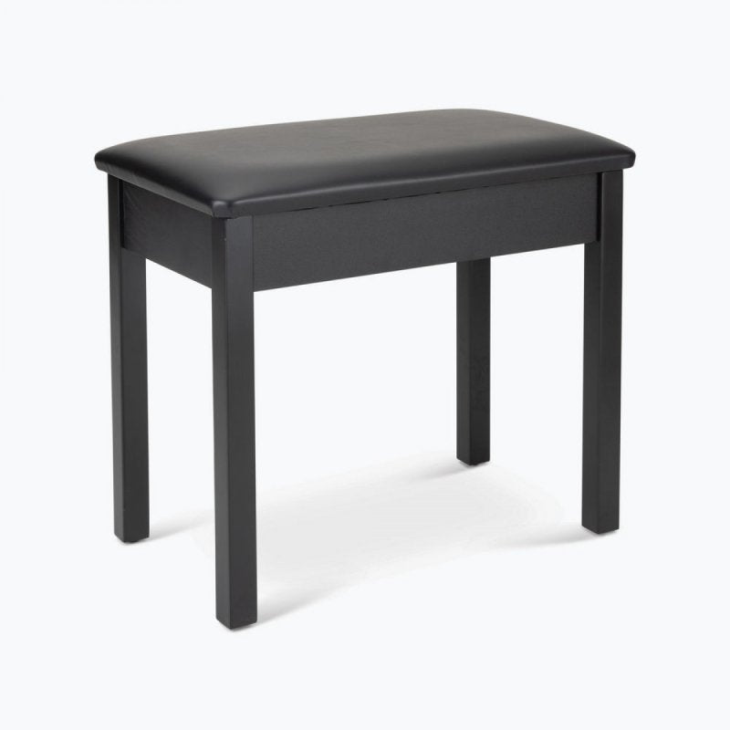 On-Stage KB8902B, Flip-Top Keyboard/Piano Bench, Height 19.5", 240 lbs. Weight Capacity, Wood / Vinyl Construction, Black