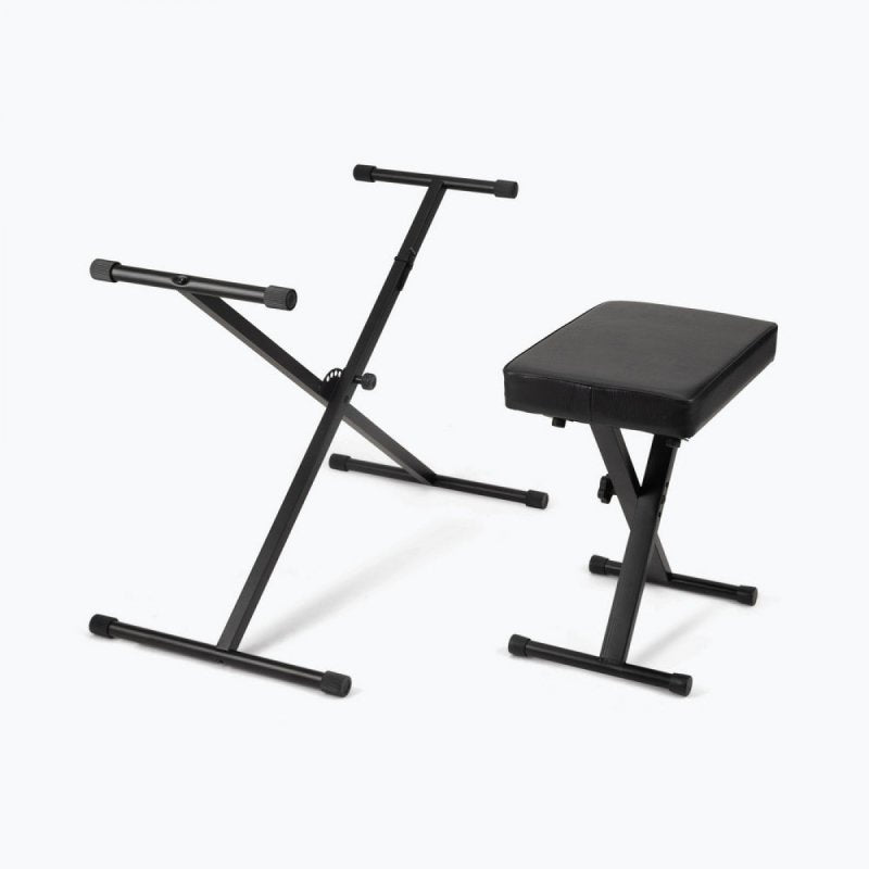 On-Stage KPK6500, Keyboard Stand and Bench Pack, Includes KS7190 Keyboard stand, KT7800 Keyboard Bench