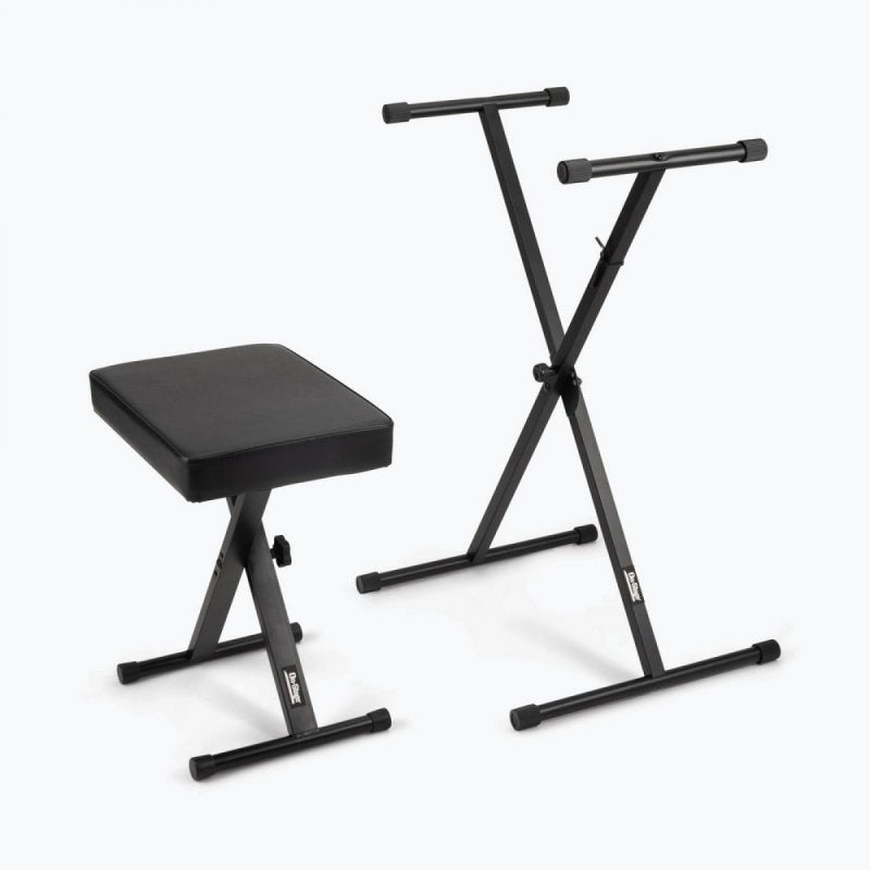 On-Stage KPK6500, Keyboard Stand and Bench Pack, Includes KS7190 Keyboard stand, KT7800 Keyboard Bench