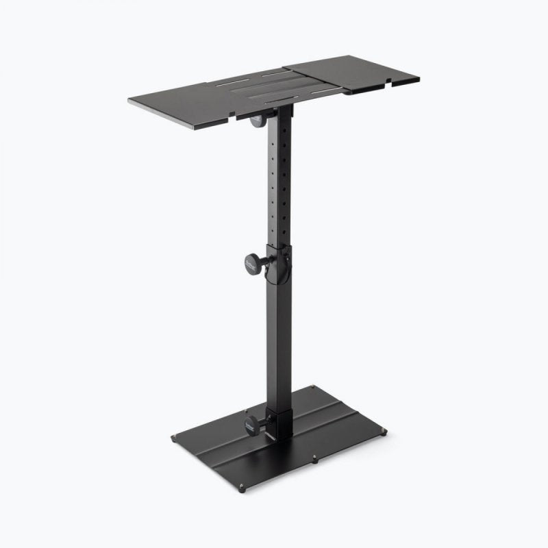 On-Stage KS6150, Compact Midi/Synthesizer Utility Stand, Height Adjustment 23" - 36", 35 lbs. Weight Capacity, Steel Construction, Black