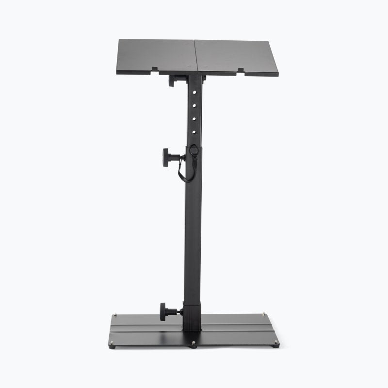 On-Stage KS6150, Compact Midi/Synthesizer Utility Stand, Height Adjustment 23" - 36", 35 lbs. Weight Capacity, Steel Construction, Black