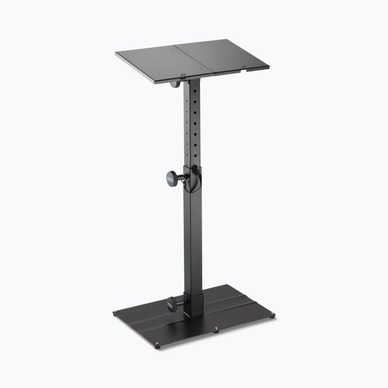 On-Stage KS6150, Compact Midi/Synthesizer Utility Stand, Height Adjustment 23" - 36", 35 lbs. Weight Capacity, Steel Construction, Black