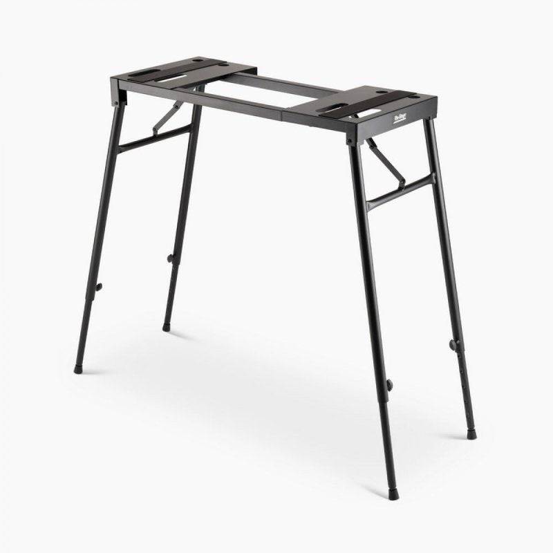 On-Stage KS7150, Platform-Style Keyboard Stand, Height Adjustment 26" - 43", 230 lbs. Weight Capacity, Welded and Bolted Metal Construction, Black
