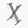 On-Stage KS7191, Double-X Keyboard Stand, Height Adjustment 27" - 39", 120 lb Weight Capacity, 11" - 31" Base Spread, Welded Metal Construction, Black