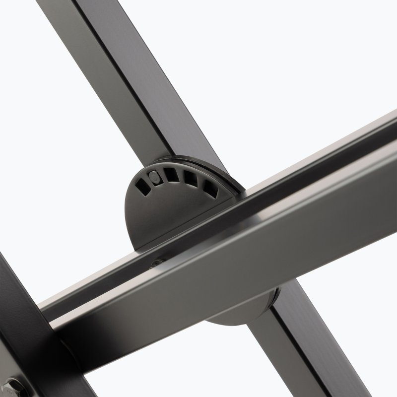 On-Stage KS7292, Double-X ERGO-LOK Keyboard Stand with Second Tier, 320 lbs. Weight Capacity, 12" - 32" Base Spread, Black