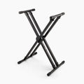 On-Stage KS8291XX, ERGO-LOK Double-X Keyboard Stand with Lok-Tight Construction, Height Adjustment 24.75" - 38.25", 27" - 38", 320 lbs. Weight Capacity, 12" - 32" Base Spread, Lok-Tight Metal Construction