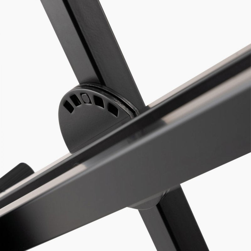 On-Stage KS8291XX, ERGO-LOK Double-X Keyboard Stand with Lok-Tight Construction, Height Adjustment 24.75" - 38.25", 27" - 38", 320 lbs. Weight Capacity, 12" - 32" Base Spread, Lok-Tight Metal Construction