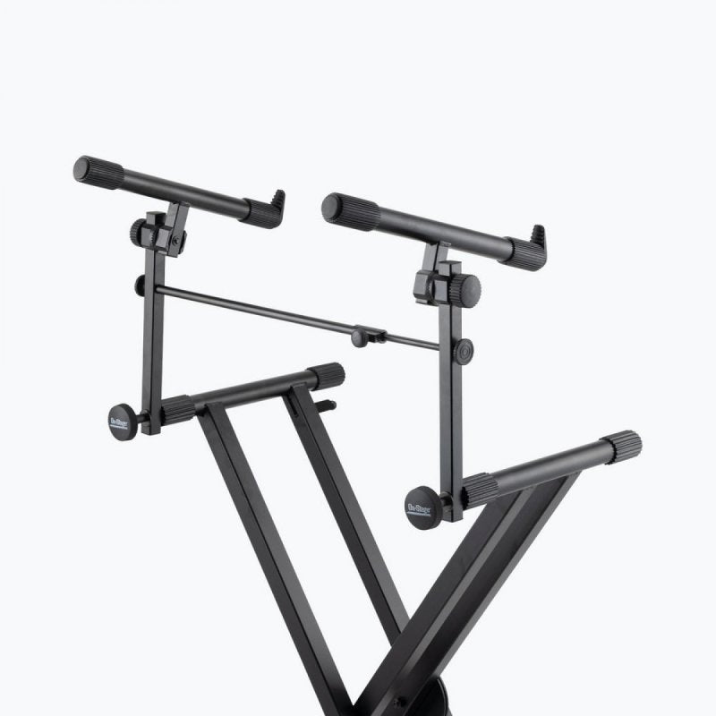 On-Stage KSA7500, Universal Second Tier for X-Style Keyboard Stand, Height 11.5", 60 lbs. Weight Capacity, Black
