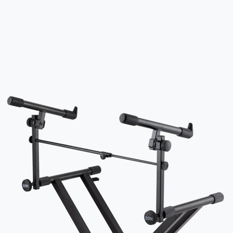 On-Stage KSA7500, Universal Second Tier for X-Style Keyboard Stand, Height 11.5", 60 lbs. Weight Capacity, Black