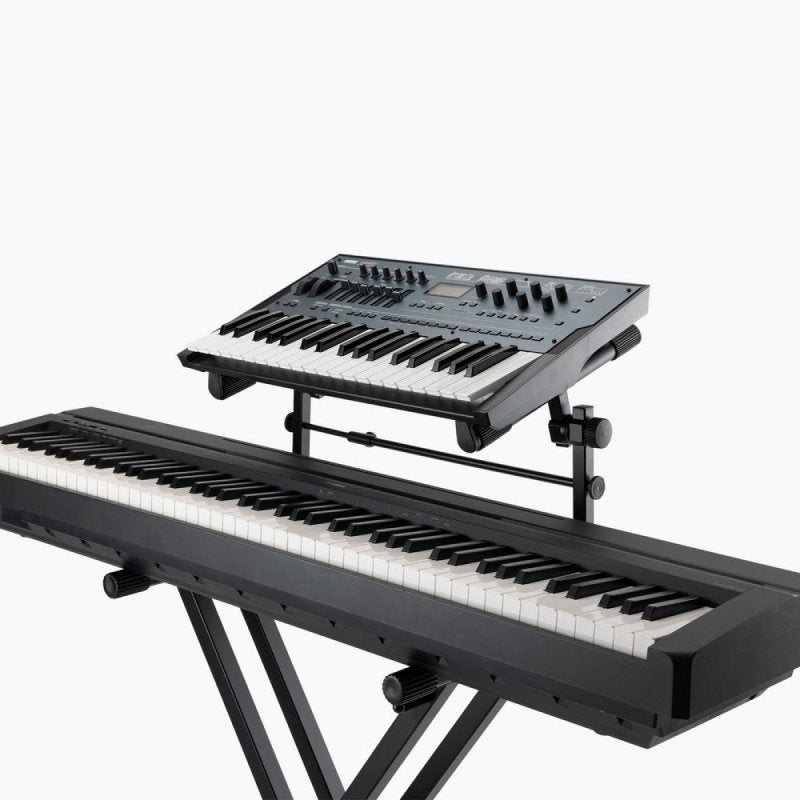 On-Stage KSA7500, Universal Second Tier for X-Style Keyboard Stand, Height 11.5", 60 lbs. Weight Capacity, Black