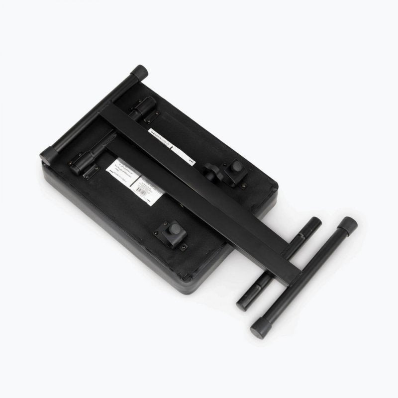 On-Stage KT7800, Three-Position X-Style Keyboard Bench, Height Adjustment 18.75" - 20.5", 300 lbs. Weight Capacity, Welded Metal Construction, Black