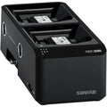 Shure MXWNDX2TA, Networked Dock, 2 Bay, Taa