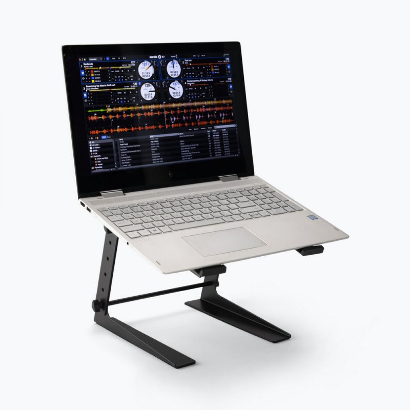 On-Stage LPT5000, Laptop Stand, Height Adjustment 6.3" - 10.9", 8 lbs Weight Capacity, Black