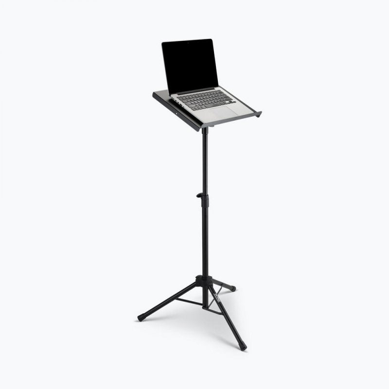 On-Stage LPT7000, Deluxe Laptop Stand, Height Adjustment 31" - 51", 12 lbs Weight Capacity, Black