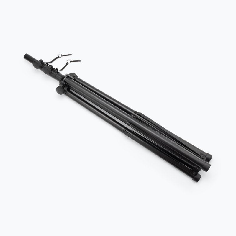 On-Stage LS-SS7770, Production-Grade 10' Lighting/Speaker Stand, Height Adjustment 44" - 120", 140 lbs Weight Capacity, 38" - 58" Base Spread, Steel and Aluminum Construction, Black