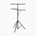 On-Stage LS7720BLT, Lighting Stand with Side Bars, Height Adjustment 60" - 120", 110 lbs Weight Capacity, 48" Base Spread, Aluminum Construction, Black