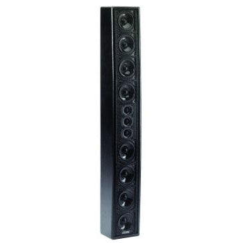 EAW LS832i Black, Passive 4in Column Speaker, 8 x 4in LF and 3 x 1in HF, Horizontal 140 Vertical 20