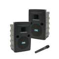 Anchor Audio Liberty 2 AirFlex XR4 - Liberty 2 Pair, AnchorAIR, and four wireless belt pack transmitters with collar microphones and two speaker stands