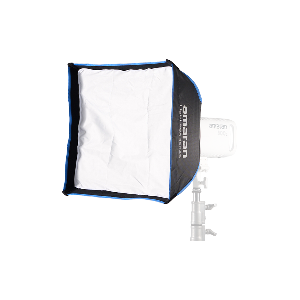 amaran Light Box 45x45, 45x45cm (1.5x1.5ft) one-snap setup square compact Bowens Mount softbox