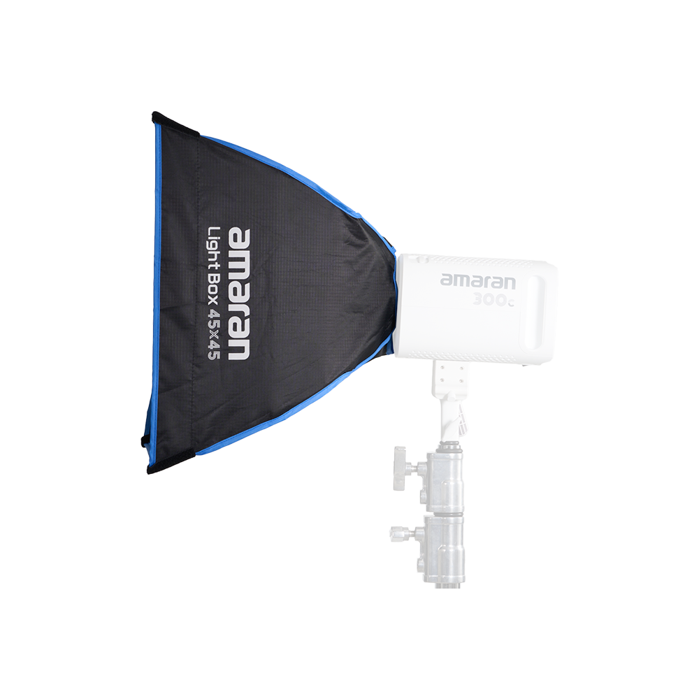 amaran Light Box 45x45, 45x45cm (1.5x1.5ft) one-snap setup square compact Bowens Mount softbox