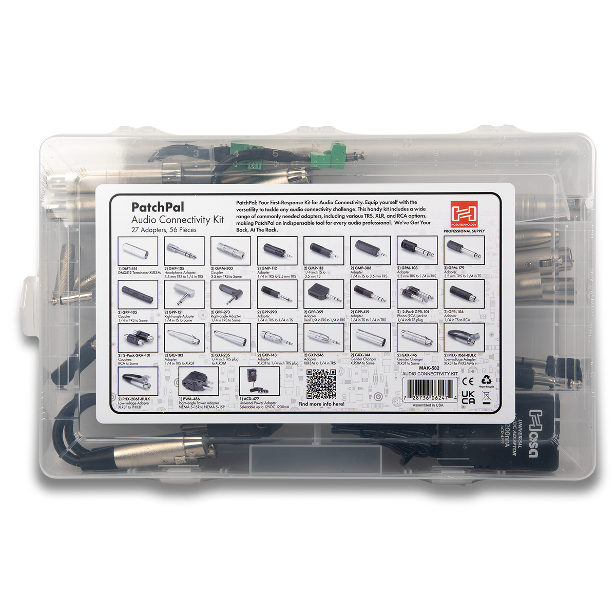 HOSA - Patch Pal Multi Adapter Kit
