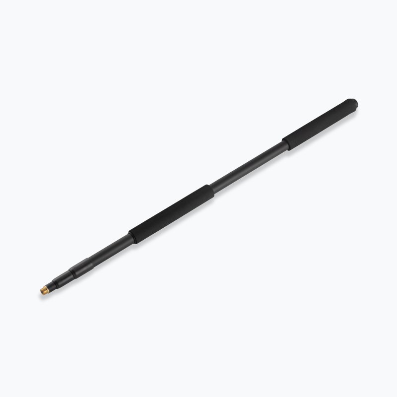 On-Stage MBP7000, Handheld Mic Boom Pole, 3.1' -8.1' Length, 5/8"-27 Male and 3/8" Female Threading, Black