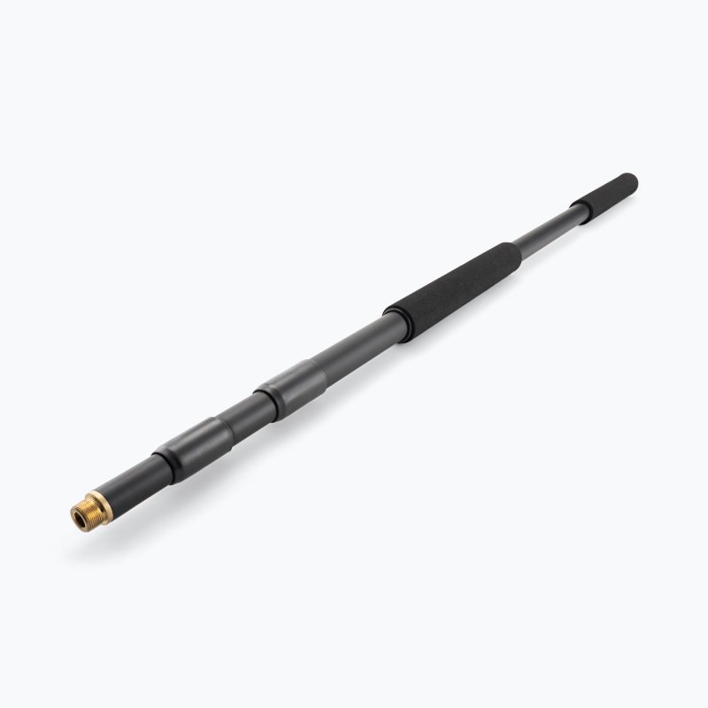 On-Stage MBP7000, Handheld Mic Boom Pole, 3.1' -8.1' Length, 5/8"-27 Male and 3/8" Female Threading, Black