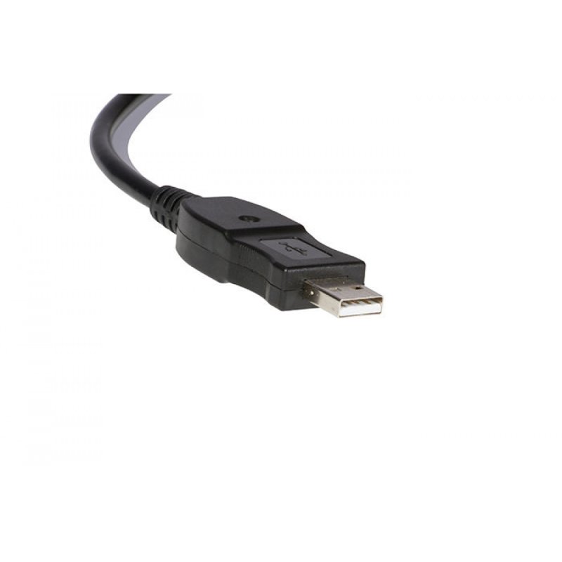 On-Stage MC12-10U, 10' Microphone to USB Cable, 10' Length, XLR, USB Connectors, 25AWG Wire Gauge, Black