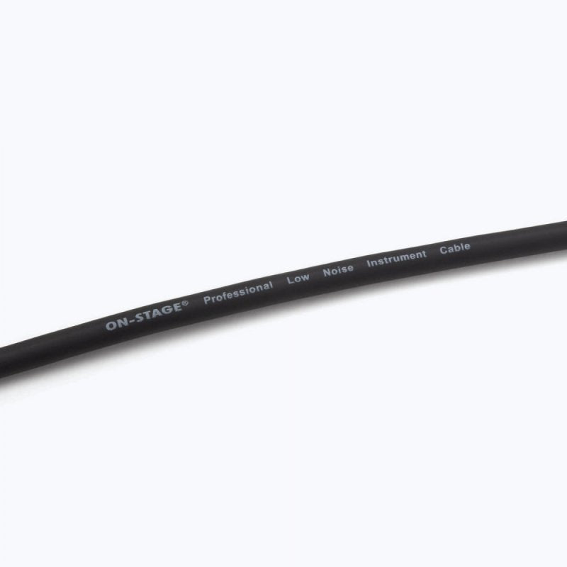 On-Stage MC12-20hz, Hi-Z Mic Cable (20', XLR-QTR), 20' Length, Standard Nickel Plated Connectors, XLR-QTR Cable, 22AWG Wire Gauge
