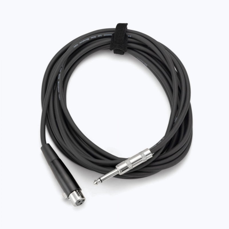 On-Stage MC12-20hz, Hi-Z Mic Cable (20', XLR-QTR), 20' Length, Standard Nickel Plated Connectors, XLR-QTR Cable, 22AWG Wire Gauge