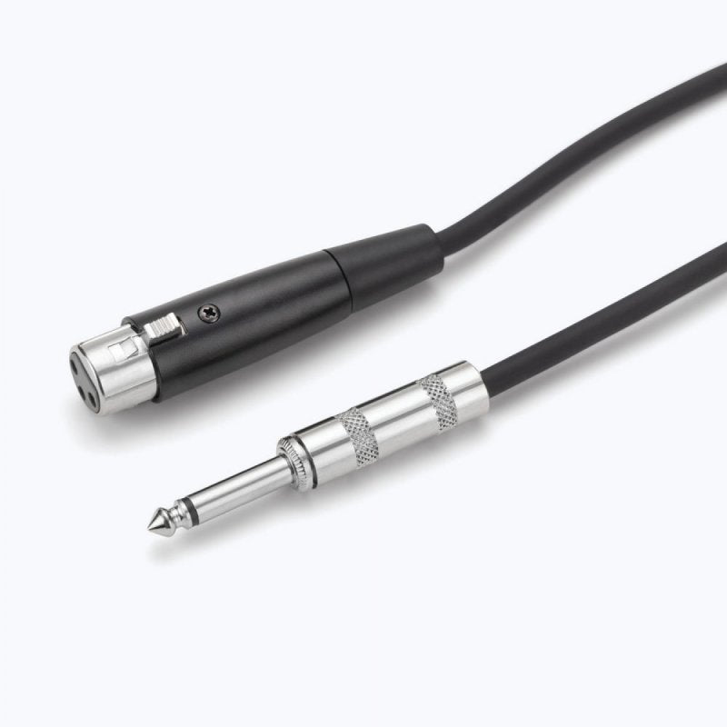 On-Stage MC12-20hz, Hi-Z Mic Cable (20', XLR-QTR), 20' Length, Standard Nickel Plated Connectors, XLR-QTR Cable, 22AWG Wire Gauge