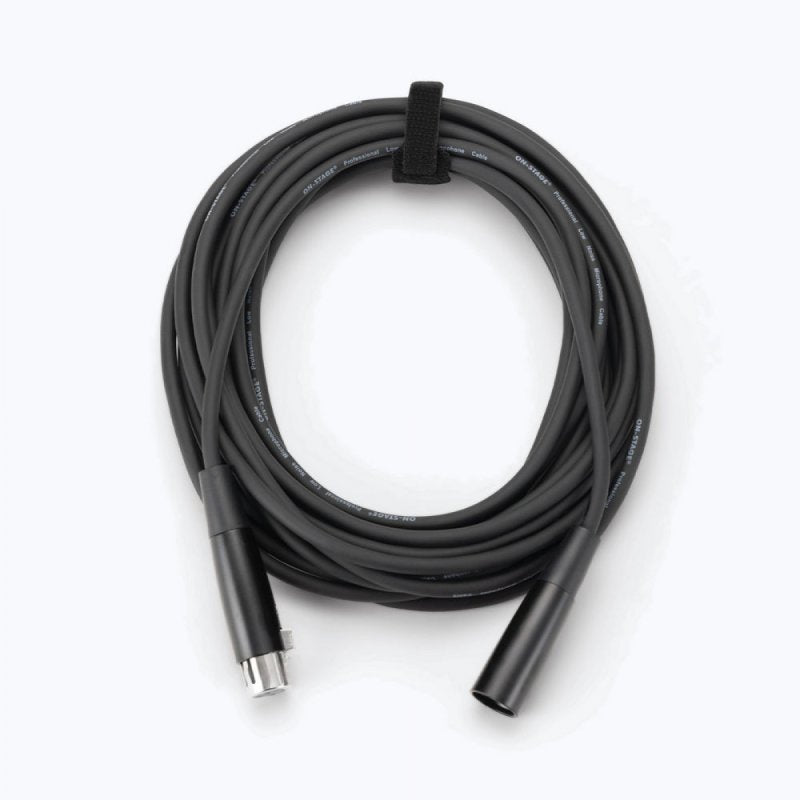 On-Stage MC12-25, Mic Cable (25', XLR-XLR), 25' Length, Standard Nickel Plated Connectors, XLR-XLR Cable, 22AWG Wire Gauge