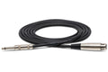 HOSA - Microphone Cable, Hosa XLR3F to 1/4 in TS, 25 ft