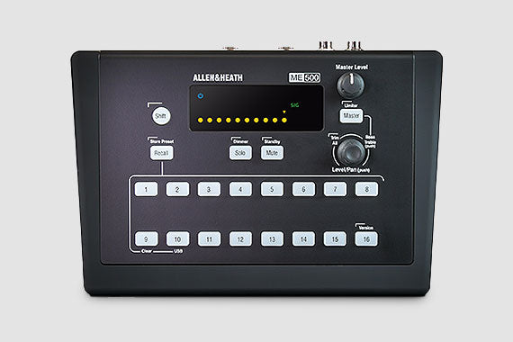 Allen & Heath ME-500 16-Channel Personal Monitor Mixer - View 2