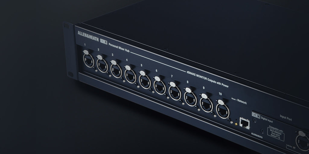 Allen & Heath ME-U 10-Port Power Over Ethernet Hub for ME Series