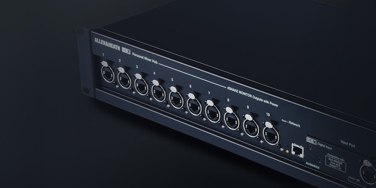 Allen & Heath ME-U 10-Port Power Over Ethernet Hub for ME Series