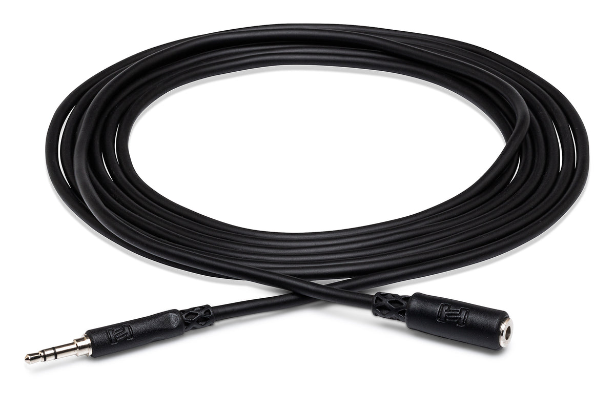 HOSA - Headphone Adapter, 1/4 in TRS to Right-angle 3.5 mm, 6 in