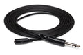 HOSA - Headphone Adapter Cable, 3.5 mm TRS to 1/4 in TRS, 25 ft