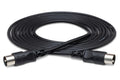 HOSA - Dual MIDI Cable, Dual 5-pin DIN to Same, 1 m