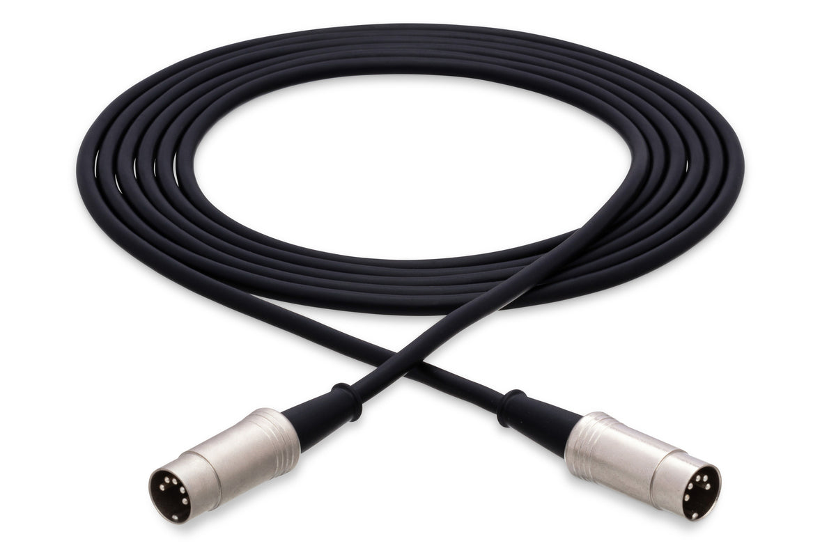 HOSA - Pro MIDI Cable, Serviceable 5-pin DIN to Same, 15 ft