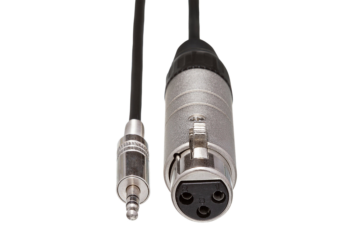HOSA - Impedance Transformer, XLR3F to 3.5 mm TRS, 18 in