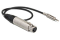 HOSA - Impedance Transformer, XLR3F to 3.5 mm TRS, 18 in