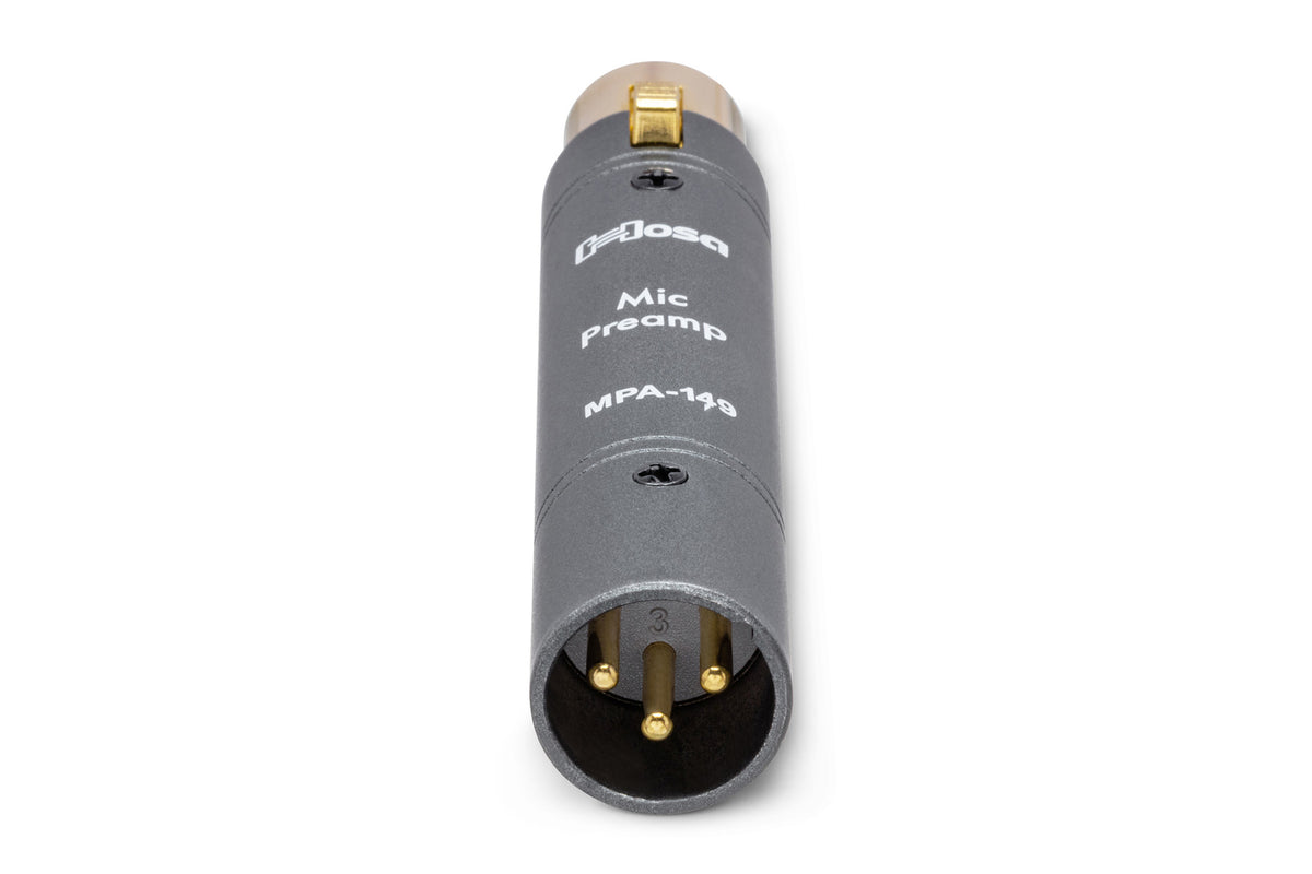 HOSA - Active Preamplifier XLRM to XLRF
