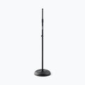 On-Stage MS7201B, Round-Base Mic Stand, Height 33"-60", Black