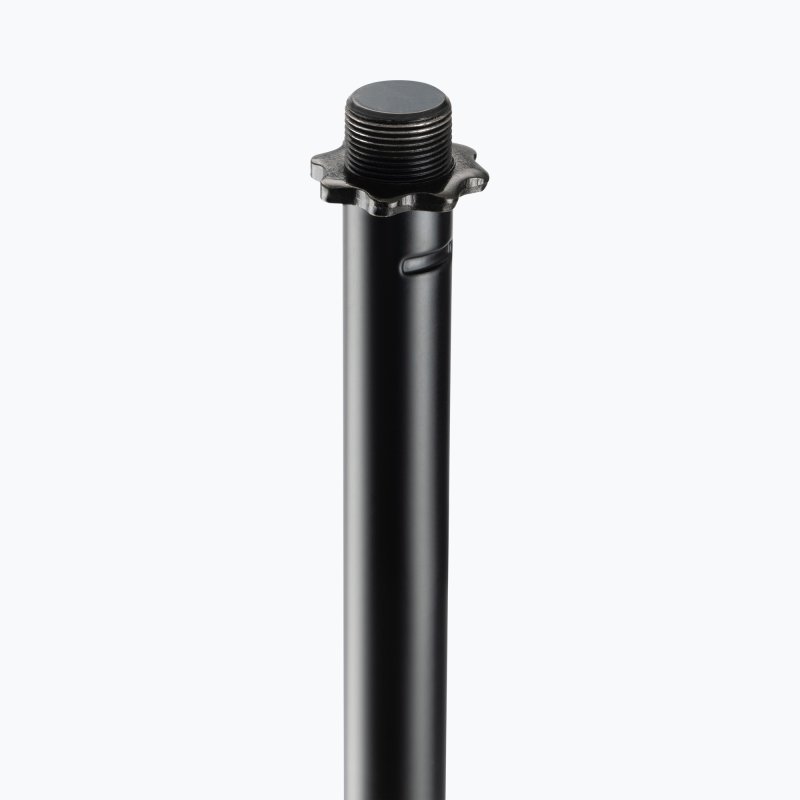 On-Stage MS7201QRB, Quik-Release Round-Base Mic Stand, Height 34"-62", Black