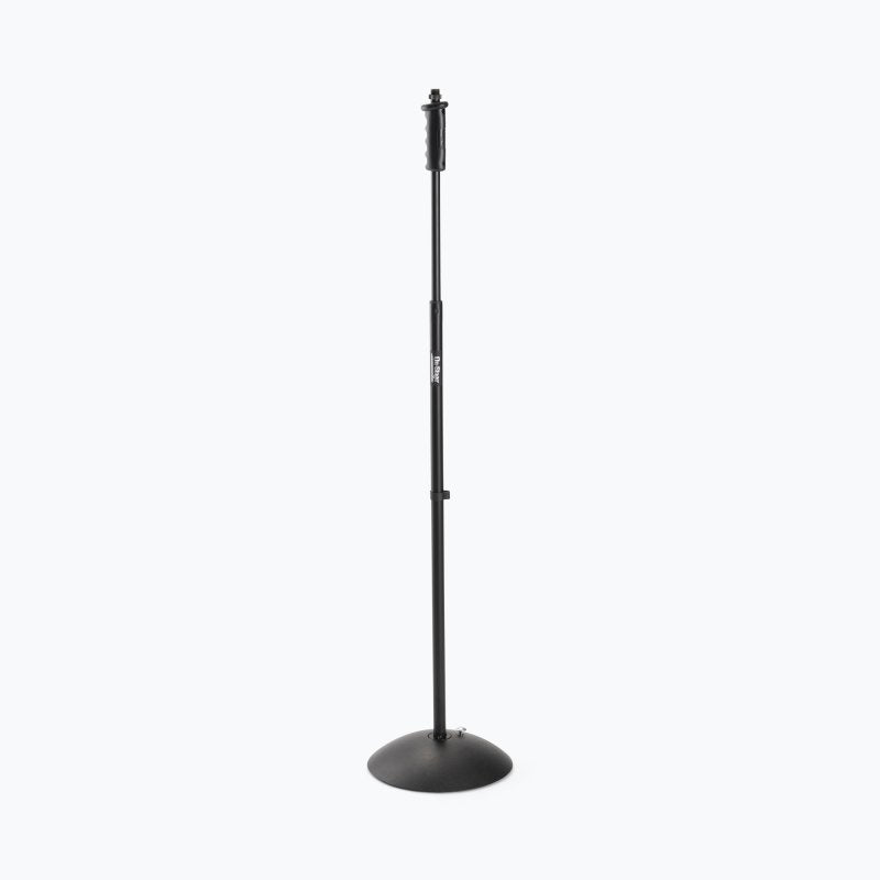 On-Stage MS7255PG, ProGrip Dome-Base Mic Stand, Height 38"-61", Black