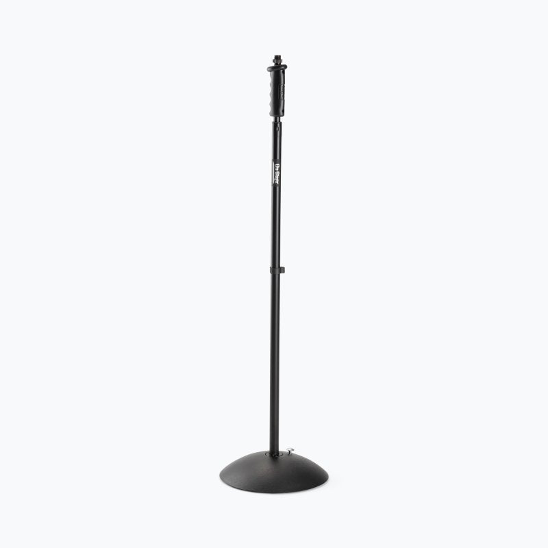On-Stage MS7255PG, ProGrip Dome-Base Mic Stand, Height 38"-61", Black
